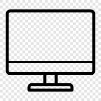 monitor, display unit, LCD, projector icon svg