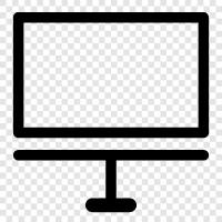 monitor, computer monitor, display, monitors icon svg