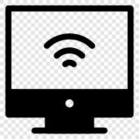 monitor, connection, monitor cable, monitor port icon svg