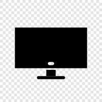 monitor, screen, projectors, TVs icon svg