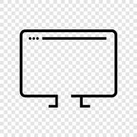 monitor, computer monitor, LCD monitor, plasma monitor icon svg