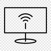 monitor, computer, internet, broadband icon svg
