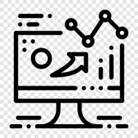 monitor salesperson, monitor sales department, monitor sales team, monitor sales performance icon svg