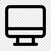 monitor, computer, computer monitor, screen icon svg