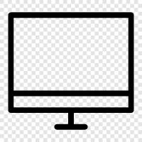 monitors, flat panel, LCD, LED icon svg