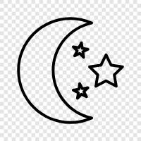 moon, astronomical, symbol, astrology icon svg