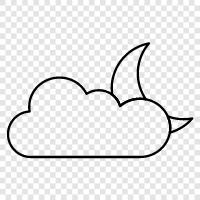 moon cloud, moon satellite, moon eclipse, moon landing icon svg