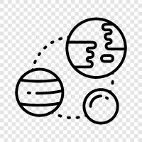 moon, solar system, astronomy, Planet icon svg