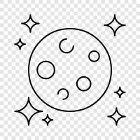 Moon landing, Moon rocks, Moon landing conspiracy, Moon landing hoax icon svg