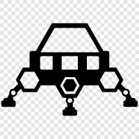 Moon Landing, Apollo 11, Space Race, Moon Lander icon svg