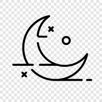 moon, lunar, lunar eclipse, lunar month icon svg