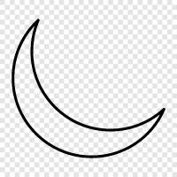 moon, celestial, night, astronomy icon svg