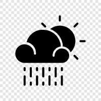 morning rain, morning showers, morning thunderstorms, morning fog icon svg