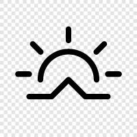 morning, day, east, sunrise icon svg