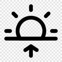 morning, sunrise time, time of day, morning light icon svg