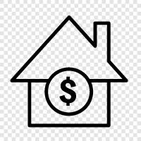 mortgage, home mortgage, refinance, home equity icon svg