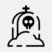 Mortician, Death, Burial, Cemetery icon svg