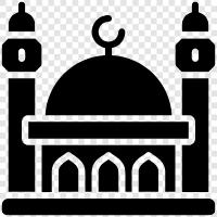 mosque, Islamic, Islam, Muslim icon svg