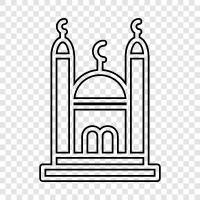 mosque, Islamic, Islam, Islamic architecture icon svg