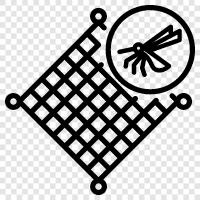 mosquito nets, disease control, prevention, Mosquito icon svg