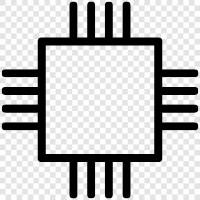 motherboard, graphic, video, processor icon svg