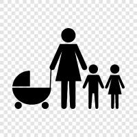 motherhood, parenting, childrearing, mother icon svg