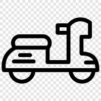 motorbike, motorcycle, electric scooter, escooter icon svg