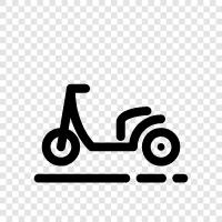 motorbike, scooter, motorcycle, two wheel icon svg