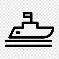 motorboat, sailing boat, powerboat, fishing boat icon svg