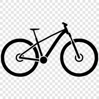 mountain biking, biking, biking routes, mountain biking trails icon svg