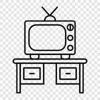 mounted tv, flat screen tv, smart tv, wall mount icon svg