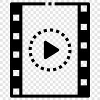 movie, cinema, movie theater, film festival icon svg