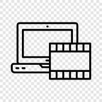 movie, movie trailers, movie stars, movie theaters icon svg