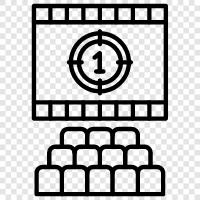 movie theater, movie screen, movie theater screen, movie theatre icon svg