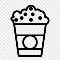 Kino, Popcornmaschine, Film, Popcorn symbol