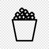 movie theater, movie, popcorn, movie theater popcorn icon svg