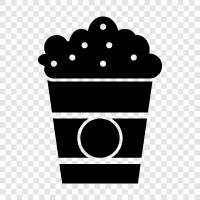 Kinos, Theater, Film, Snack symbol