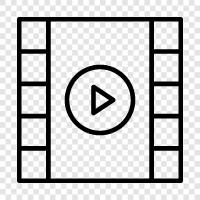 Filmler, Sinema, Film Tarihi, Film Sanatı ikon svg