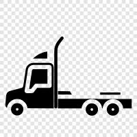 moving truck, freight truck, transportation truck, towing truck icon svg