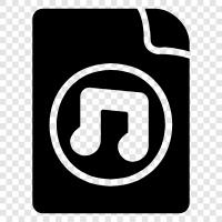 mp3, audio, music, sound icon svg