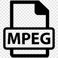 Mpeg Format, Mpeg Player, Mpeg Editor, Mpeg Enc icon svg