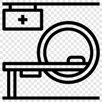 MRI, nuclear magnetic resonance, NMR, scan icon svg