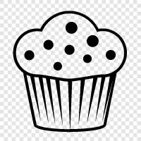 kek üst, muffin üst pasta, muffin ikon svg