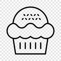 muffins, breakfast, bakery, sweet icon svg