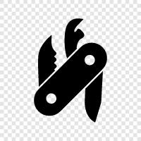 multipurpose tool, pocket knife, knife, Swiss Army icon svg