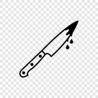 murder weapon, homicide, killing, slasher icon svg