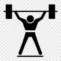 muscle, lifting, strength, bodybuilding icon svg