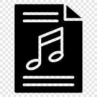 music album, music sheet, sheet music, sheet music download icon svg