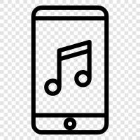 music apps, download music, streaming music, music player icon svg