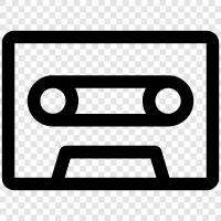 music, tapes, LPs, audio icon svg